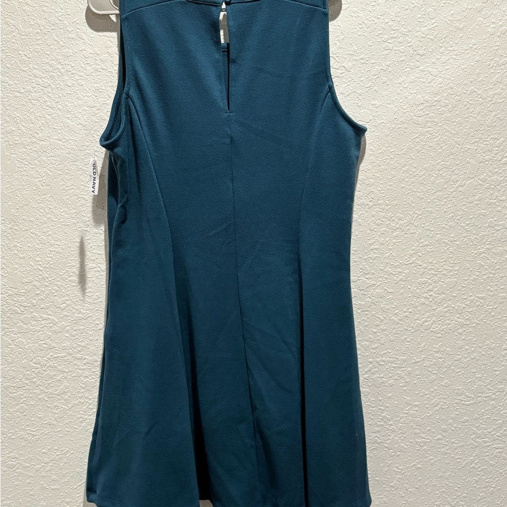 Sleeveless Teal Dress —Womens Size XL— Old Navy NWT - Picture 2 of 4